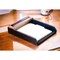 Dacasso Walnut & Leather Letter Tray AG-8401 - alternate 3